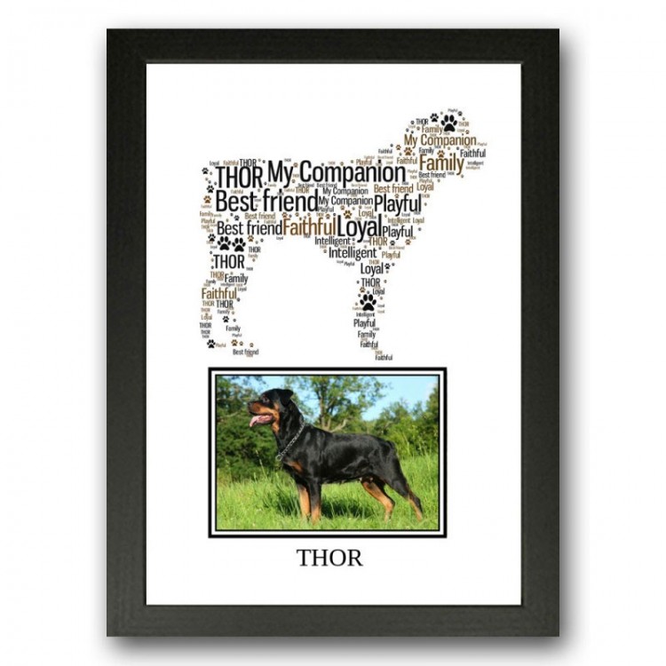 Rottweiler Photo Print Gift